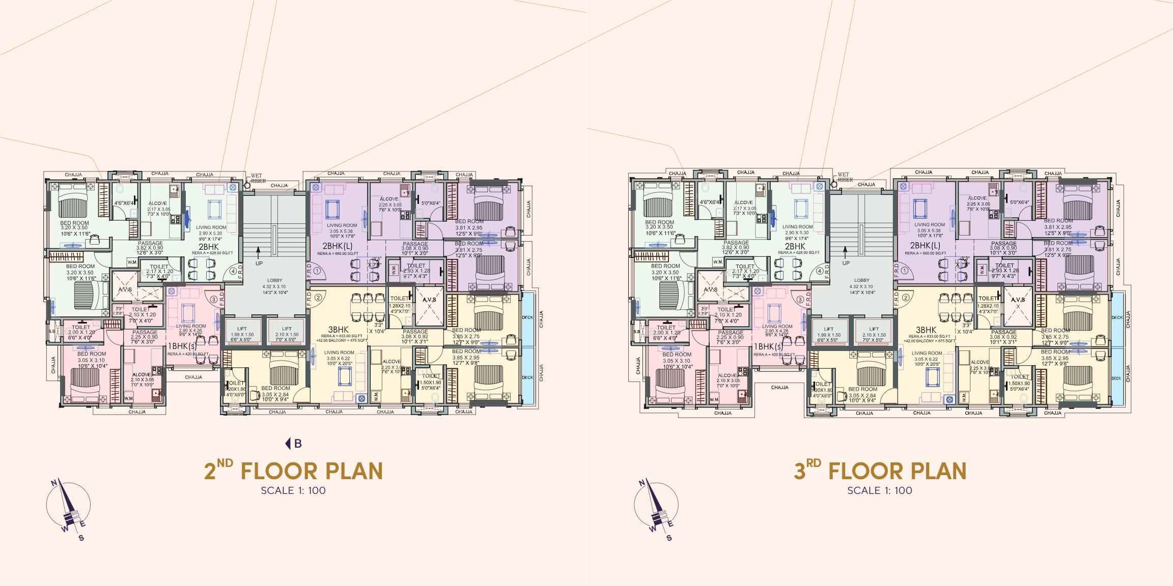 Ampple One Floor Plans