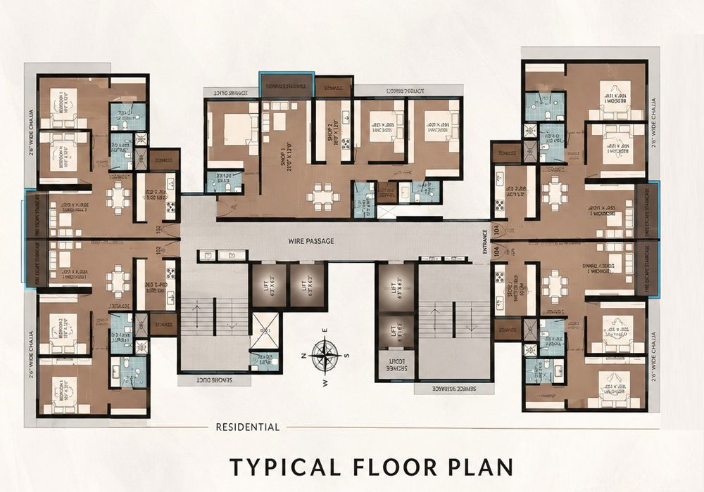 Amulya Heights Floor Plans