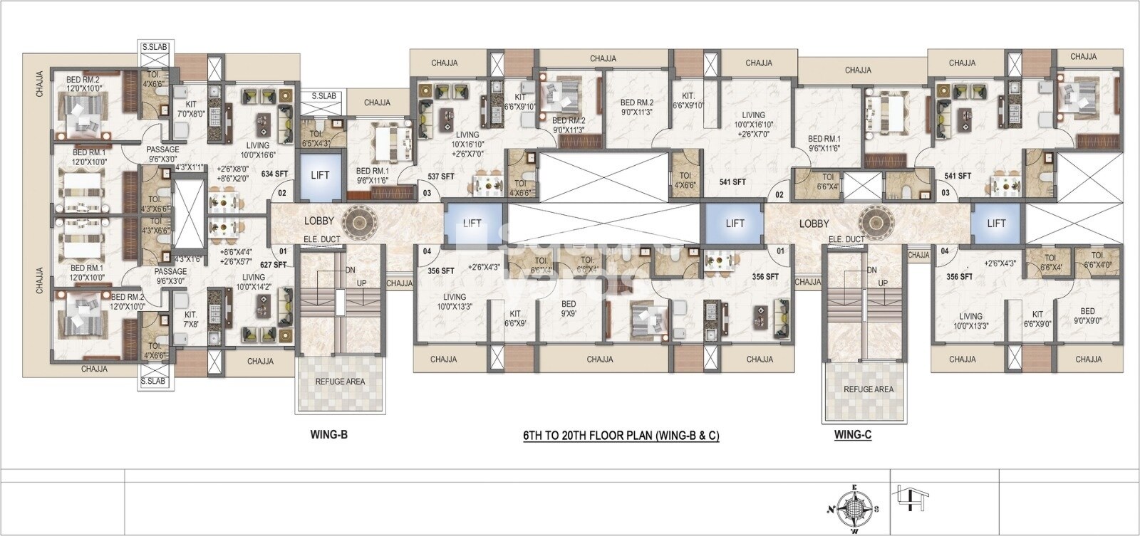 Angel Asmi Legend Floor Plans 2