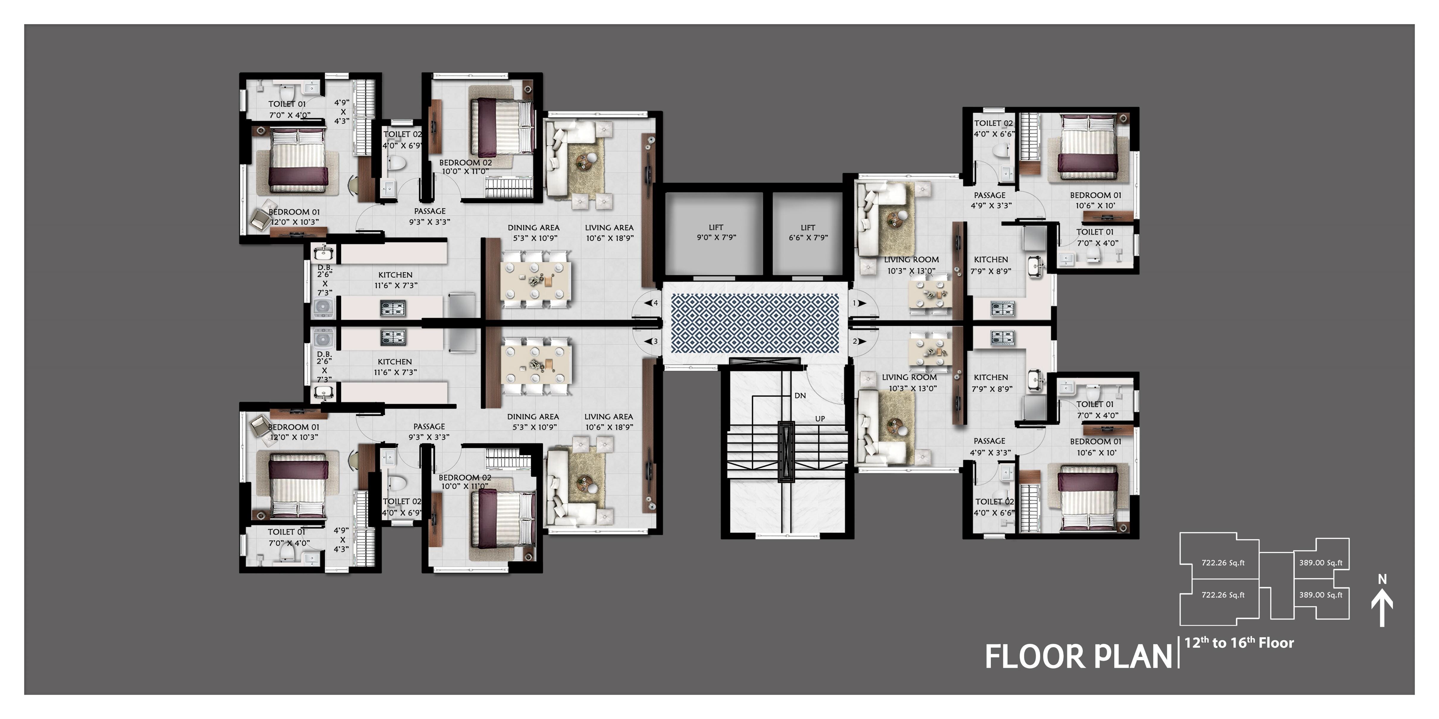 Anjani Shiv Ganga Floor Plans 1