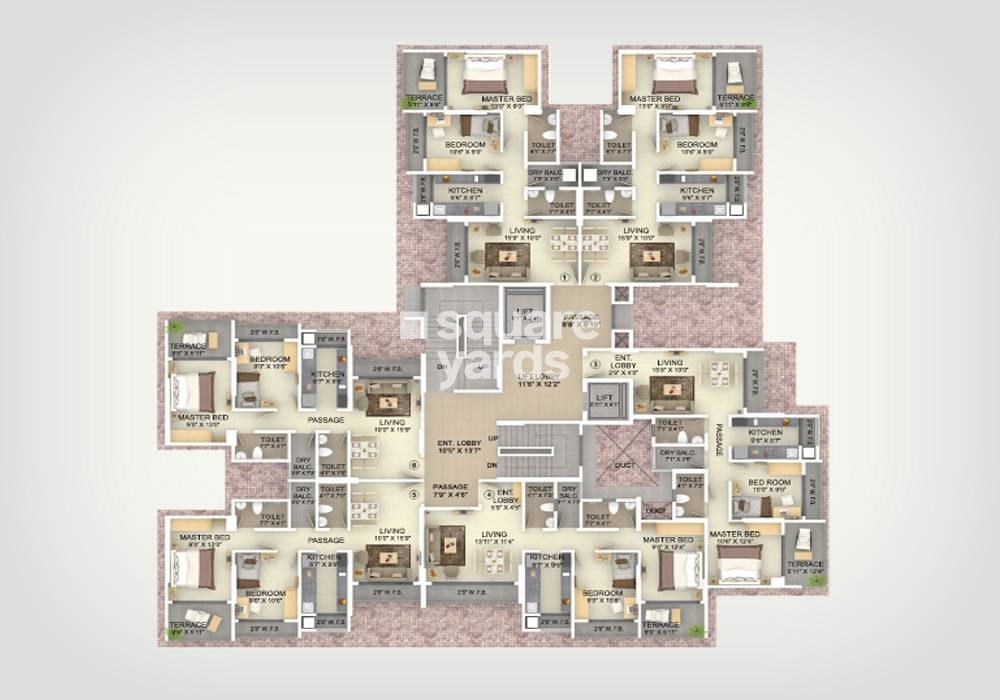 Anora Residency Floor Plans