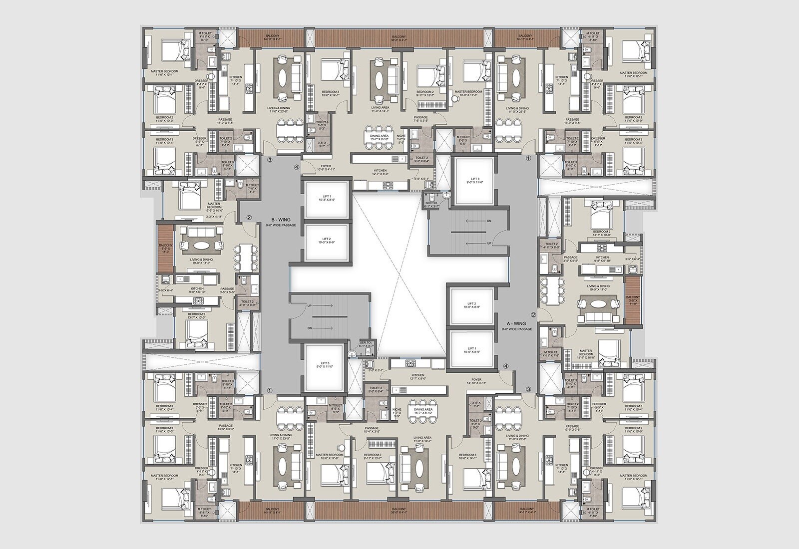 Antariksh Alpha Floor Plans
