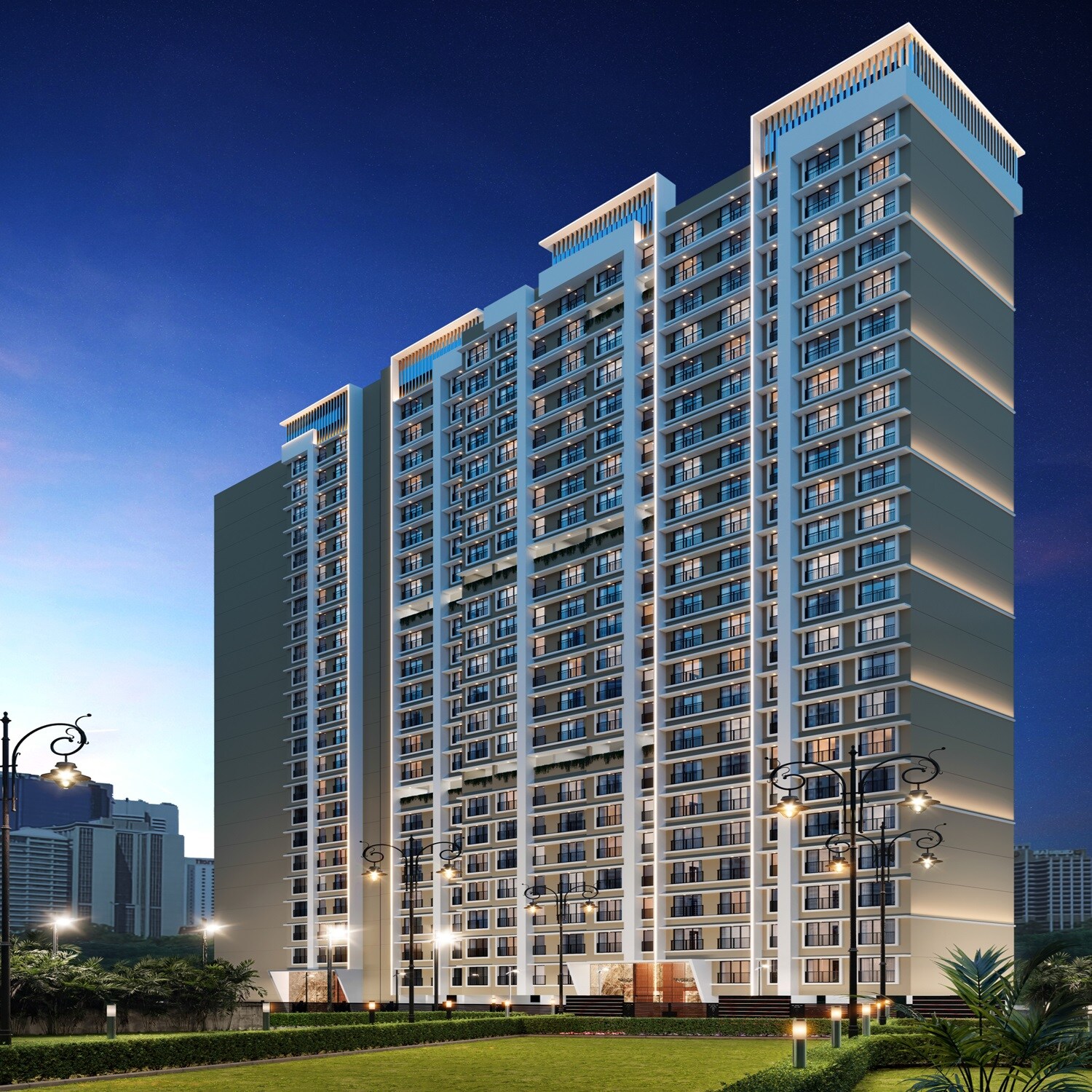 Apex Green Wood Apartment Exteriors