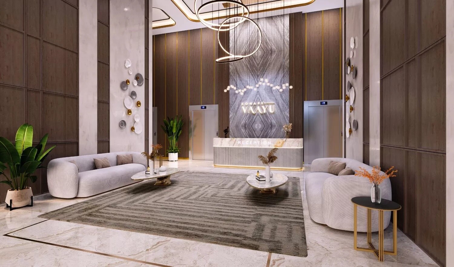 Apollo Konark Vaayu Apartment Interiors