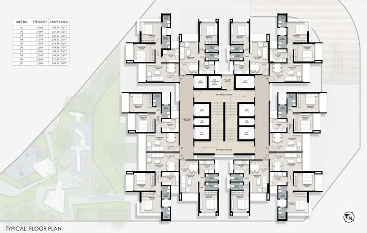 AR AL Madina CHS Floor Plans