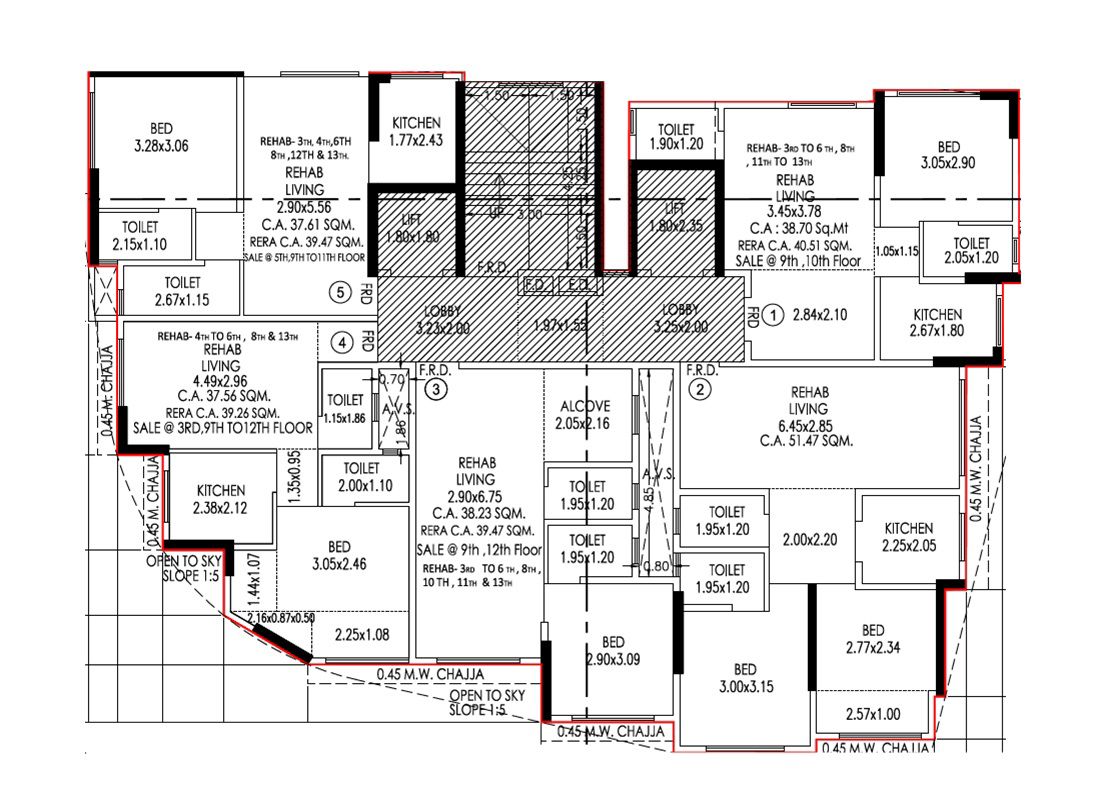 AR Residency Floor Plans