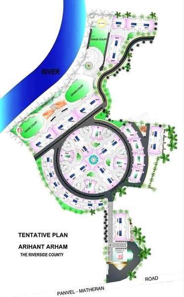 arihant arham project master plan image1