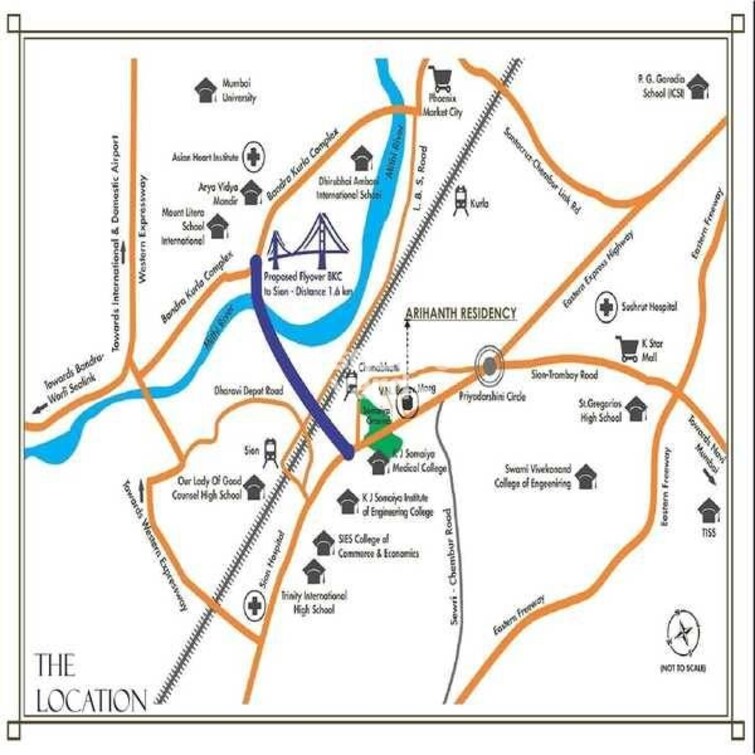 Arihant Residency Sion Location Image