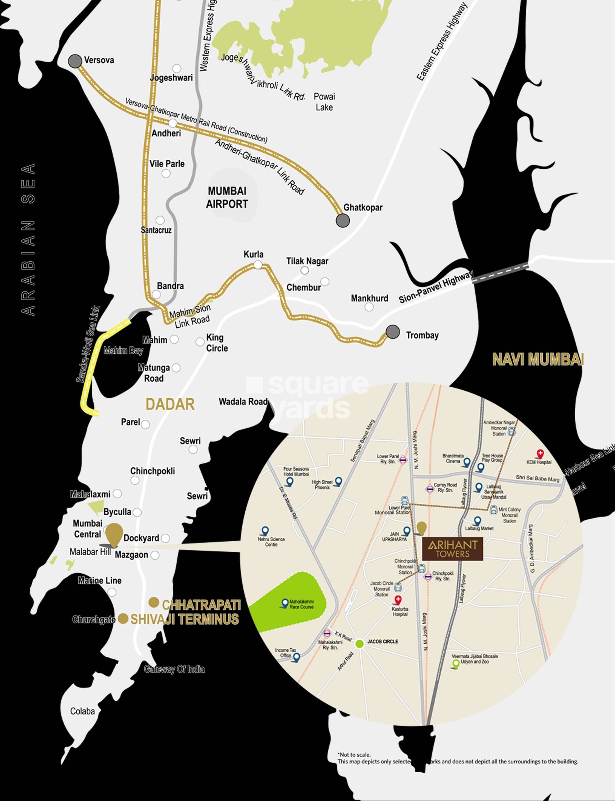 Arihant Tower Location Image