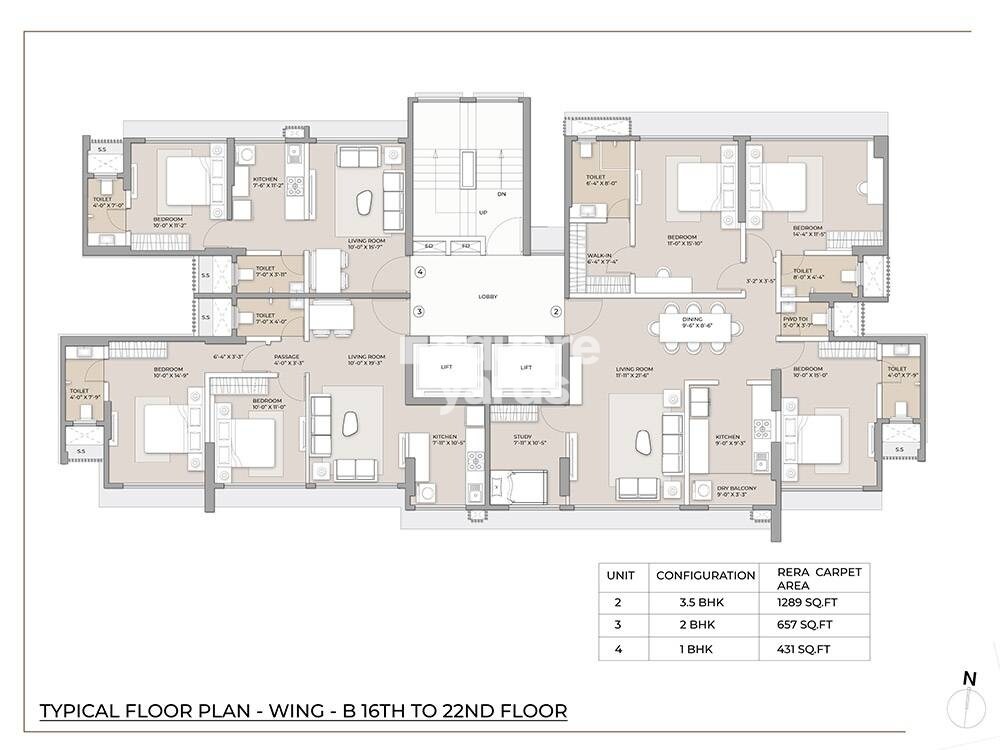 Arkade Crown Floor Plans 2