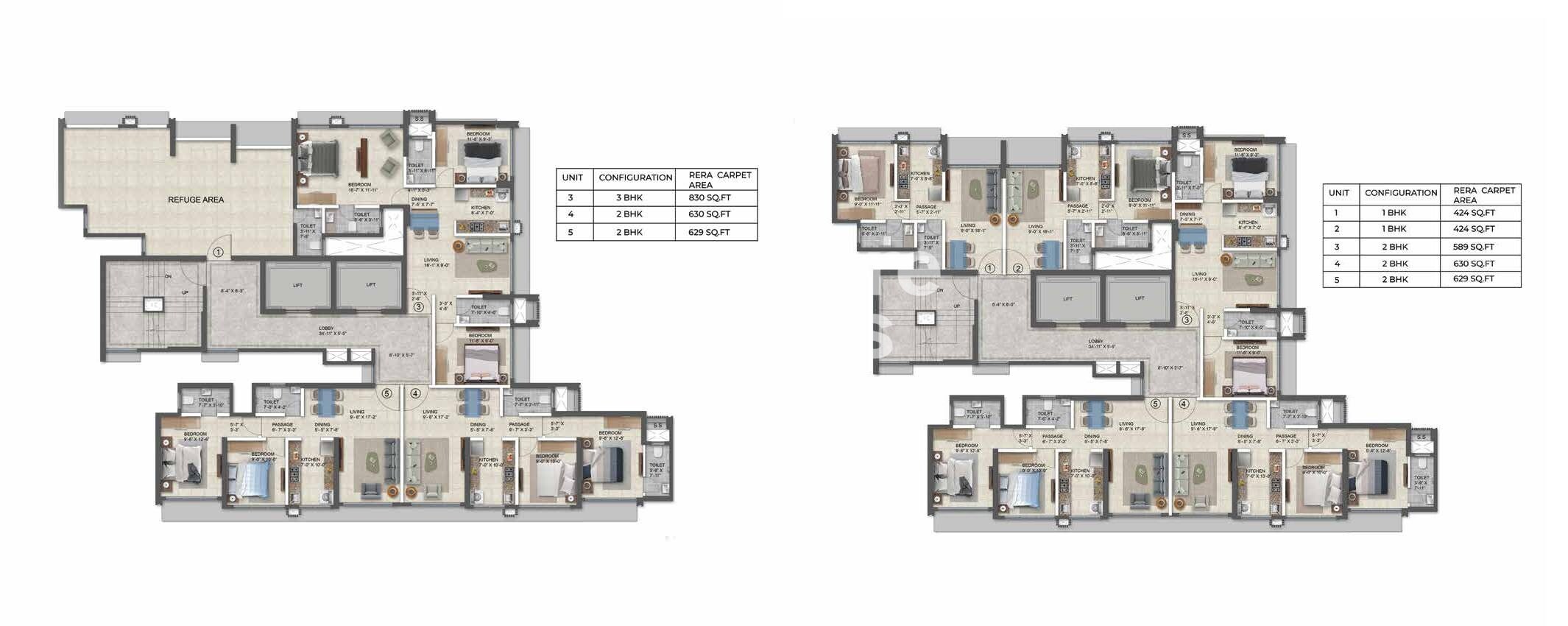 Arkade Prime Floor Plans