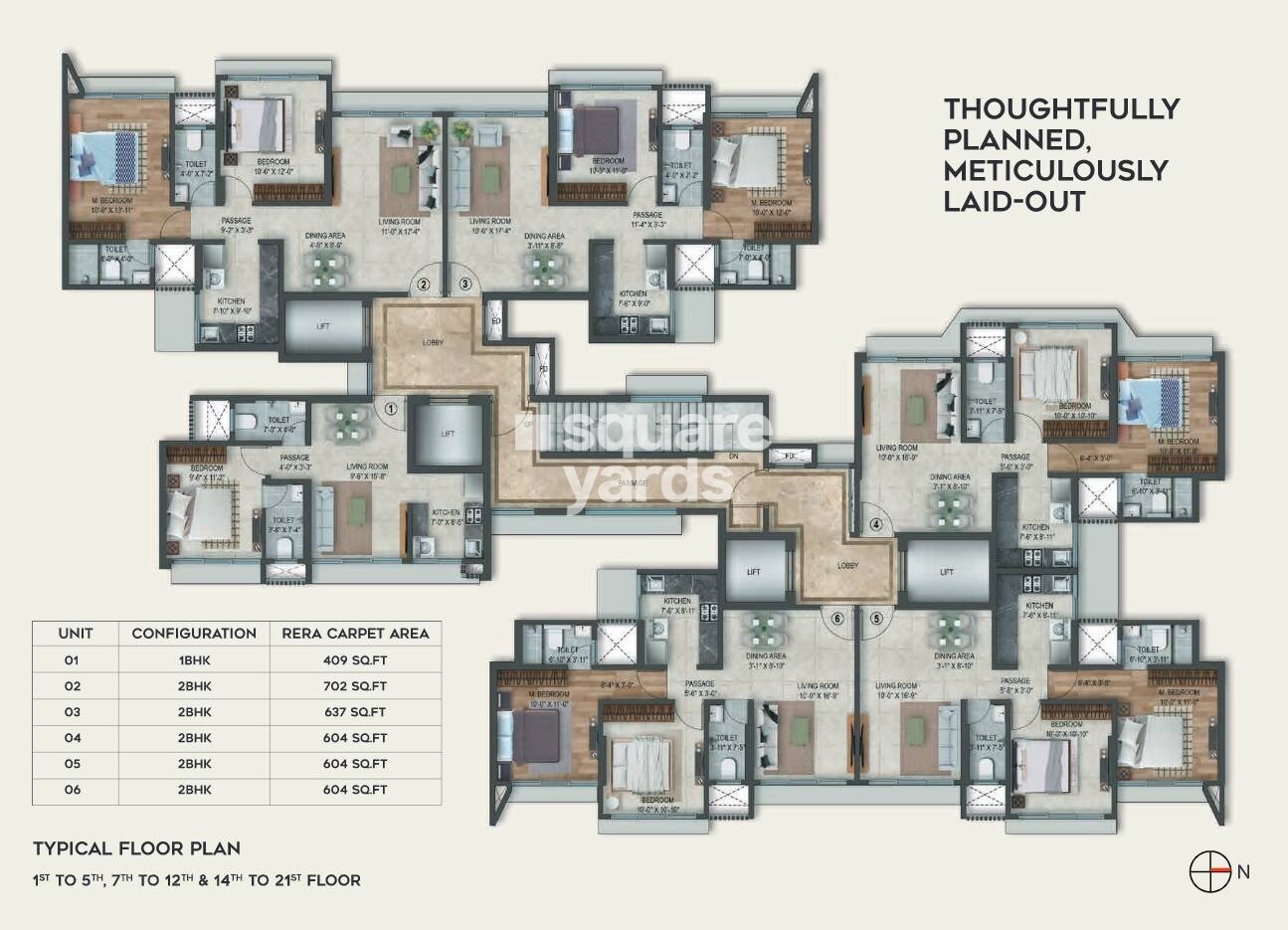 Arkade Serene Floor Plans