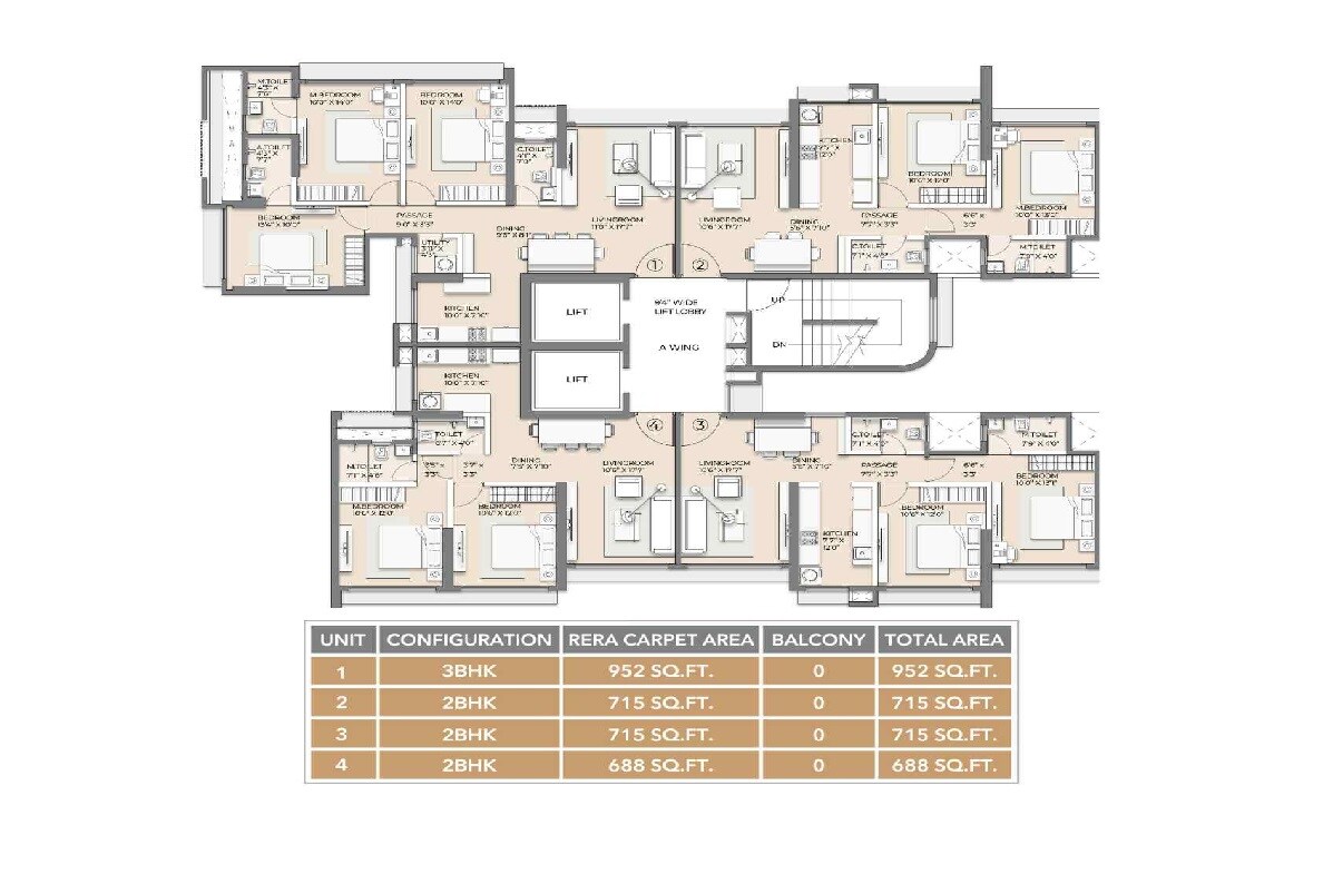 Arkade Vistas Floor Plans 1