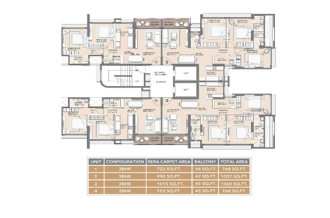 Arkade Vistas Floor Plans 2