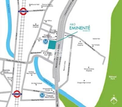 Ashapura Options Eminente Location Image