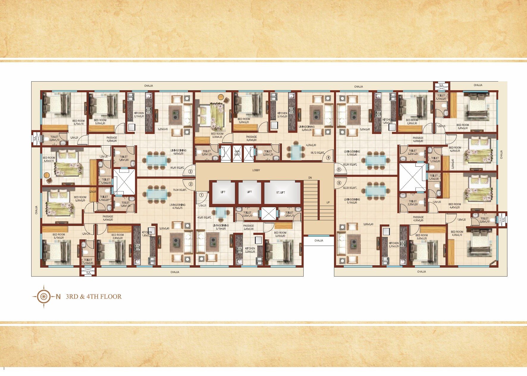 Ashirwad Queens Square Floor Plans
