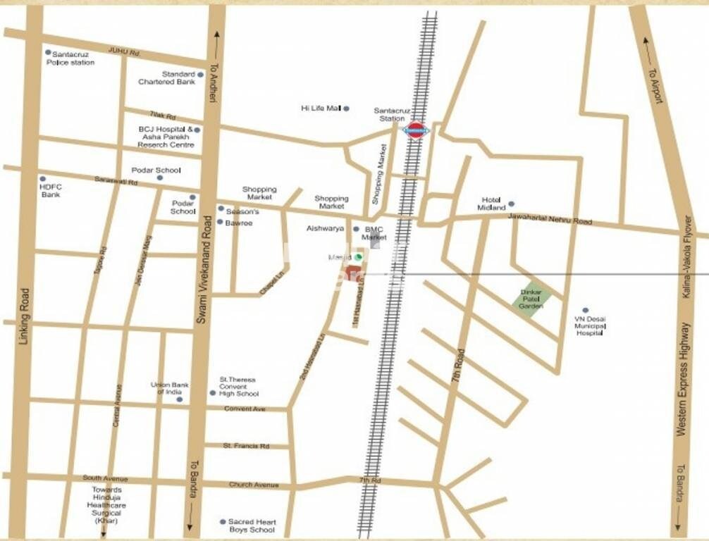 Ashirwad Queens Square Location Image