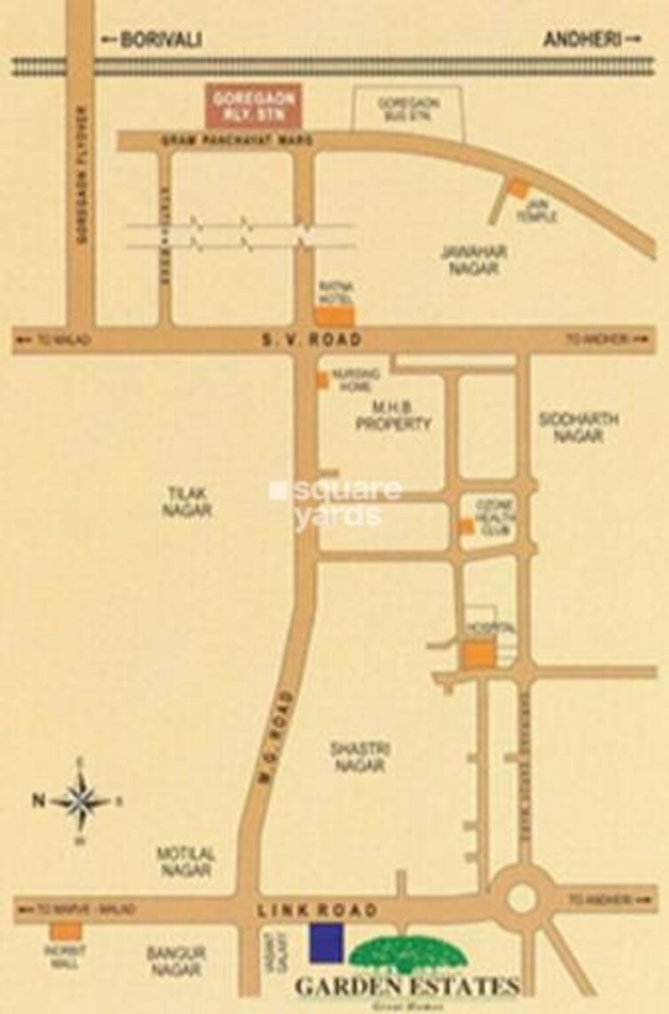 Ashish Garden Estate Location Image