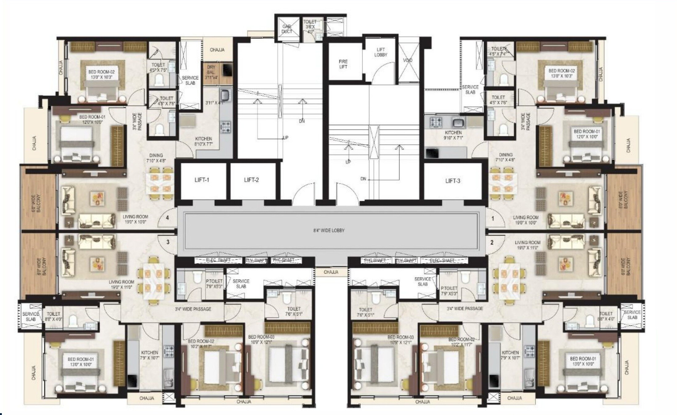 Ashray Jaswanti Jewel Floor Plans