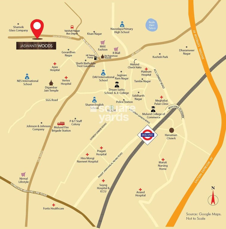 Ashray Jaswanti Woods Location Image