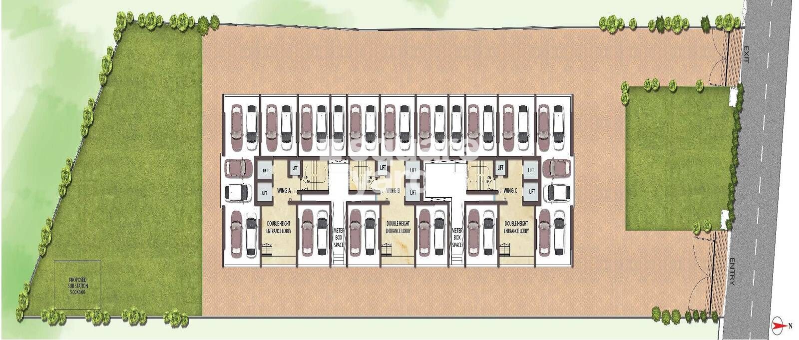 Ashray Jaswanti Woods Master Plan Image