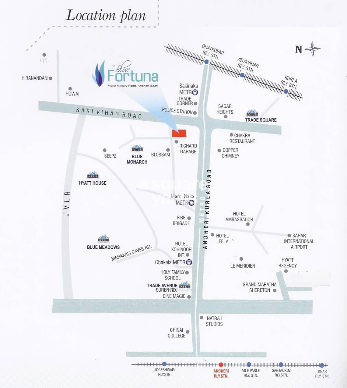 Atul Blue Fortune Location Image