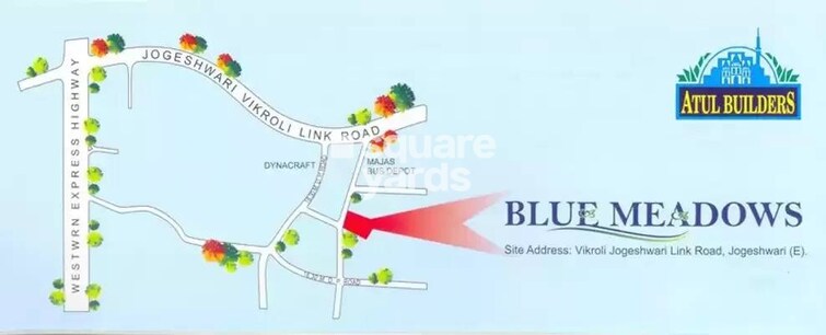 Atul Blue Meadows Location Image