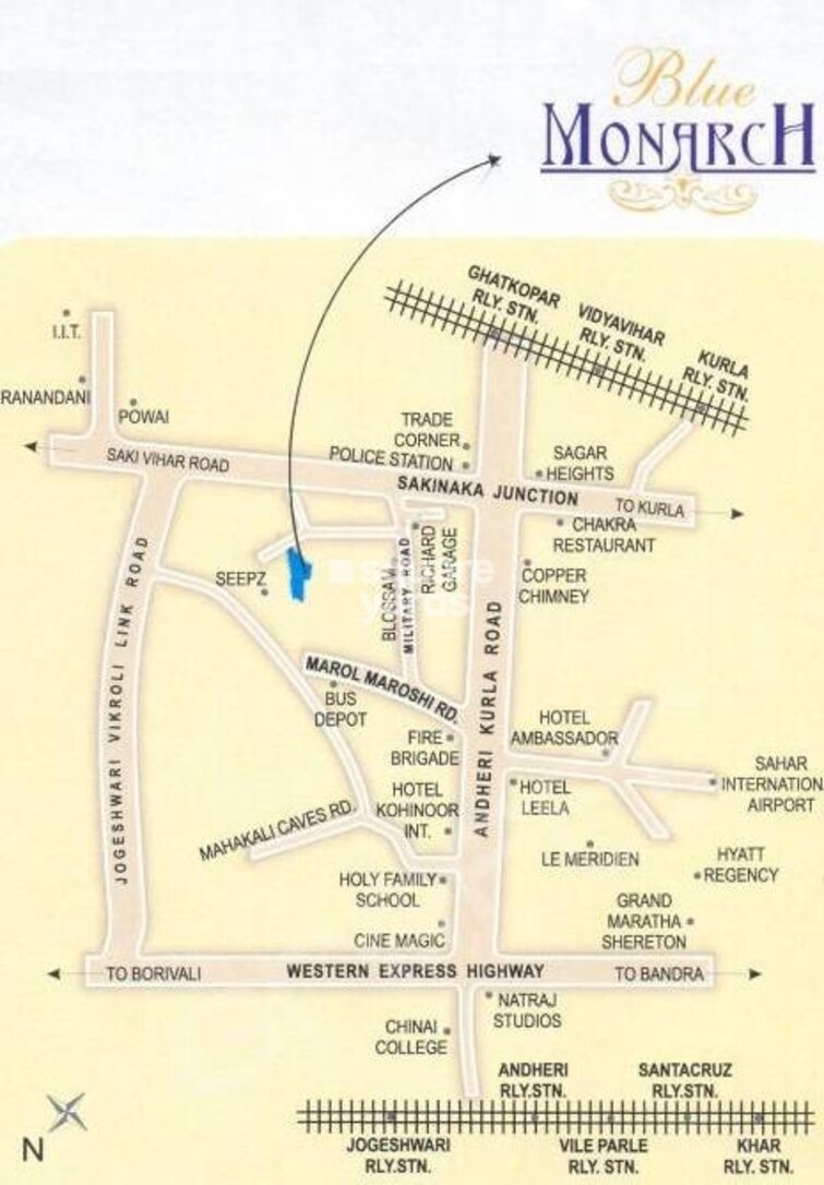 Atul Blue Monarch Location Image