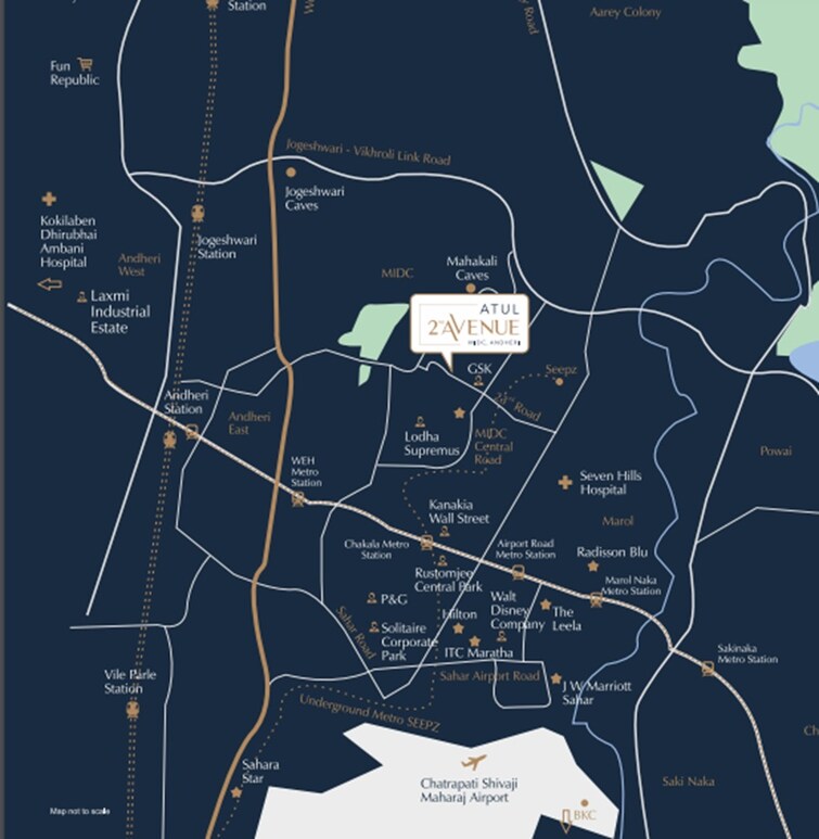 Atul Second Avenue Location Image