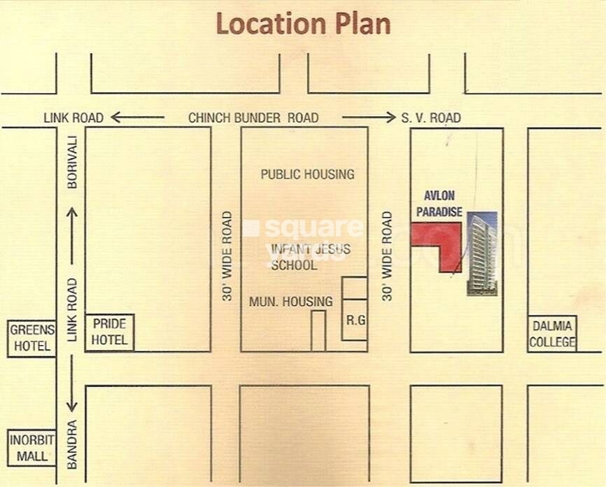 Avalon Paradise Location Image