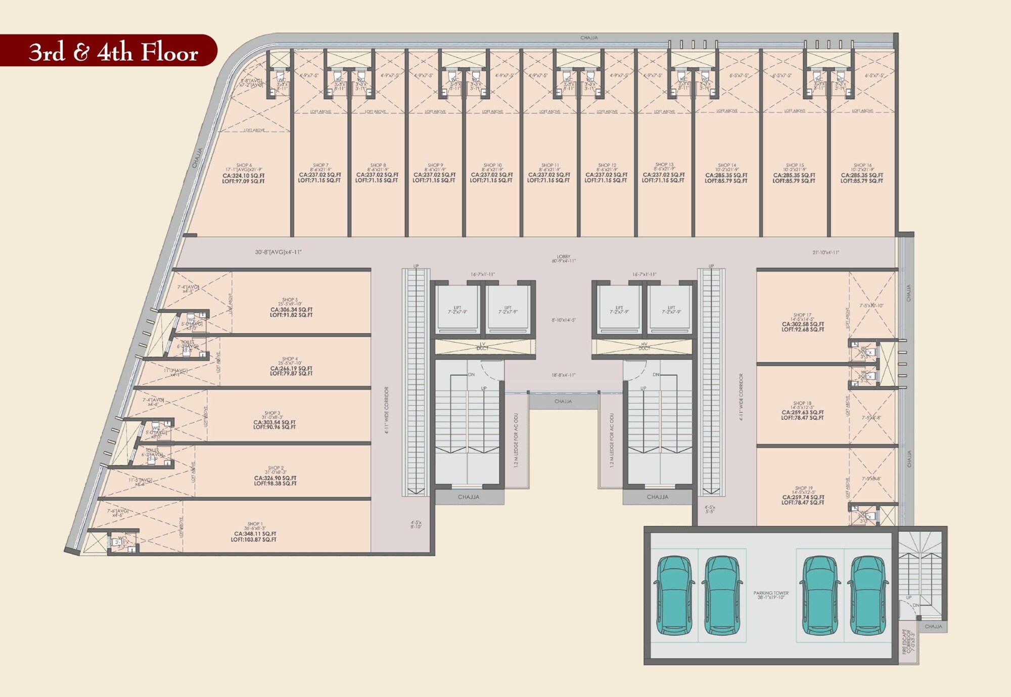 Avira Jewellery Hub Floor Plans 2