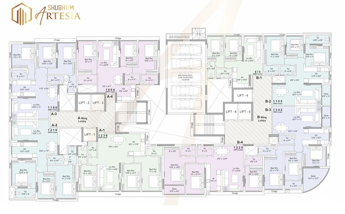 Avvad Shubham Artesia Floor Plans