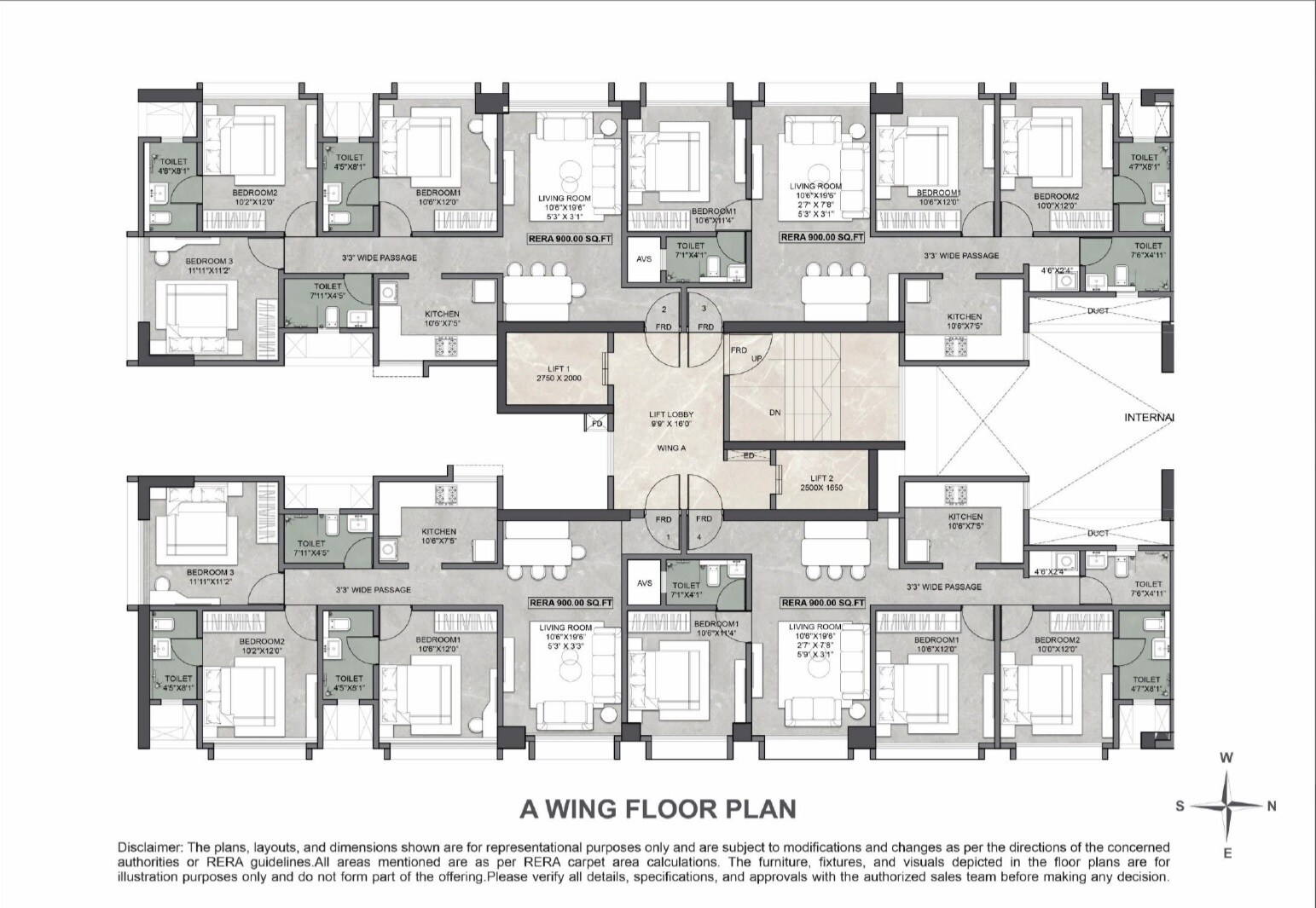 Axiom Rudra Floor Plans