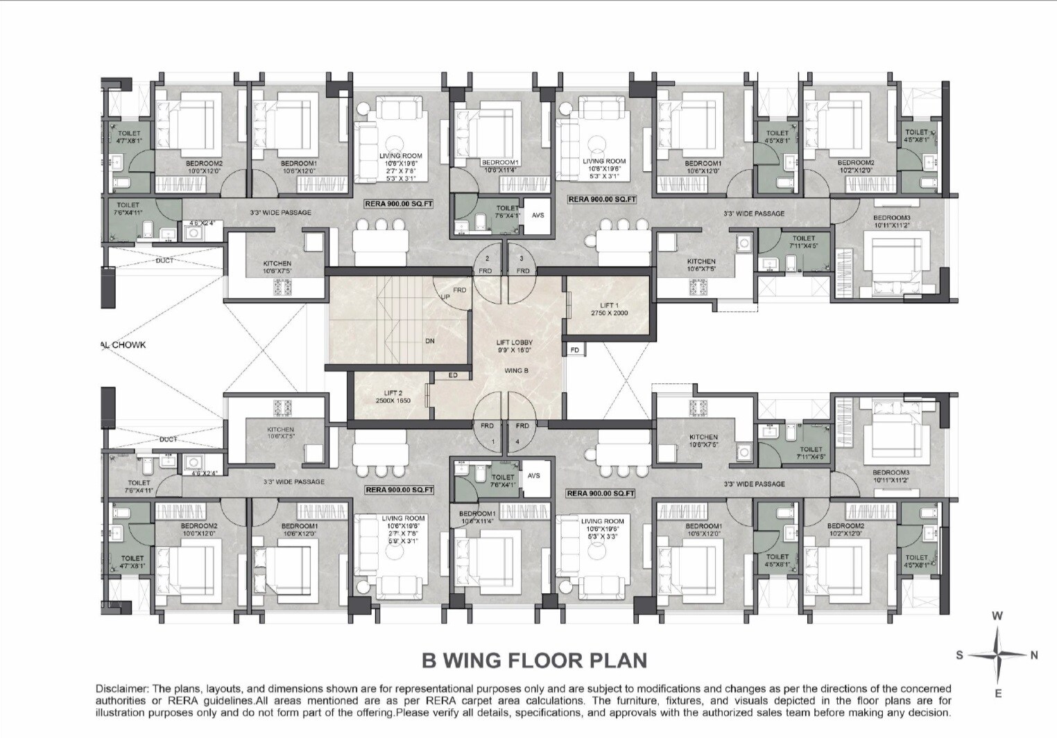 Axiom Rudra Floor Plans 2