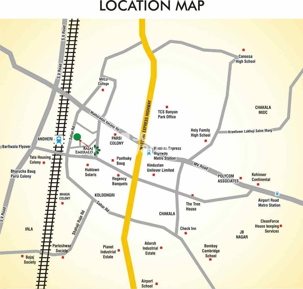 Bajaj Emerald Location Image