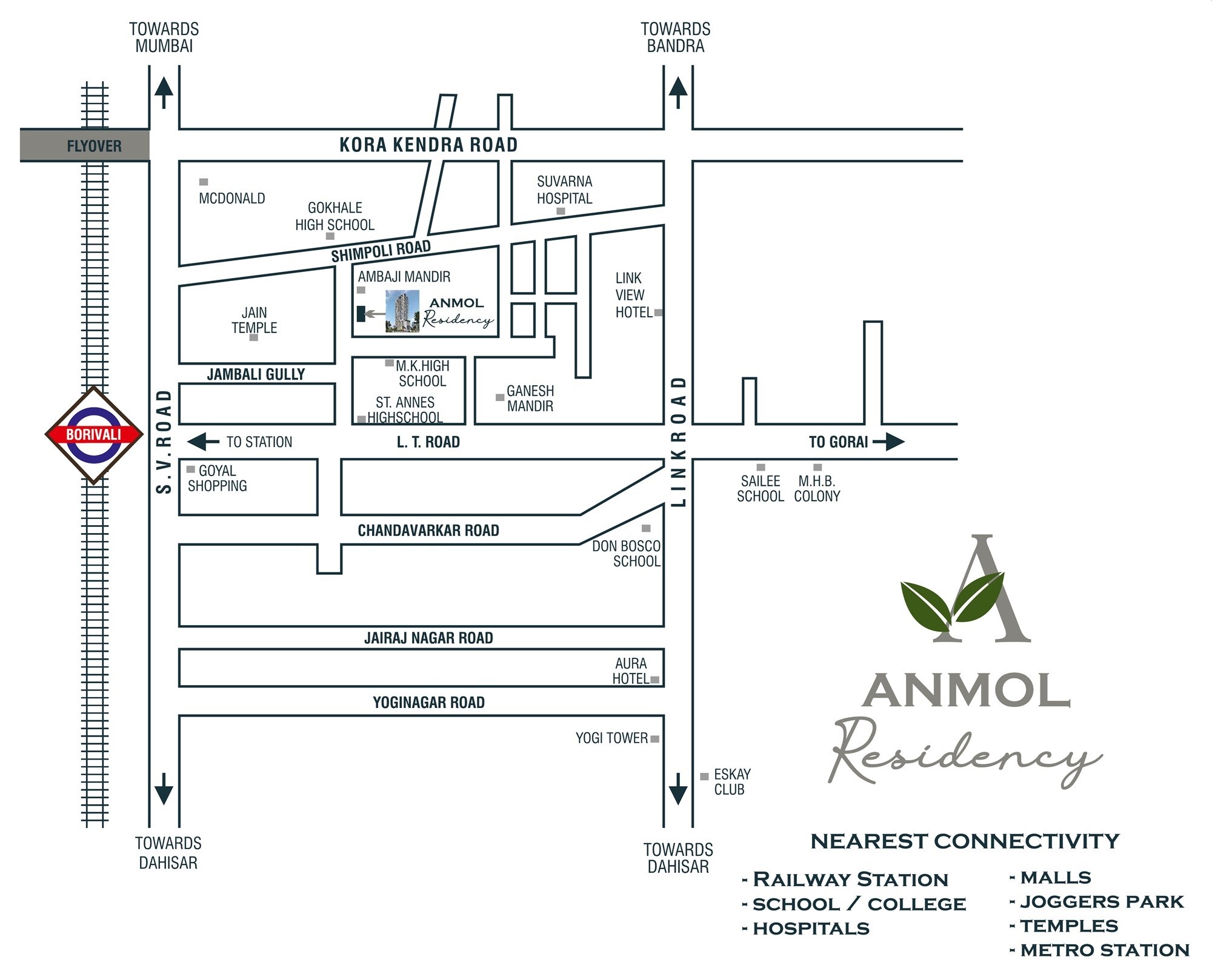 BB Anmol Residency Location Image