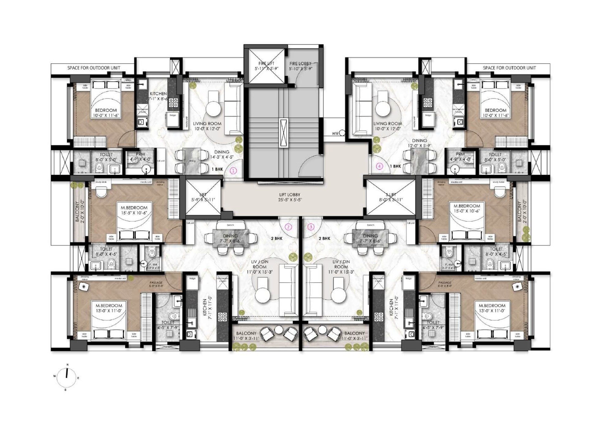 Bellwether Amari Floor Plans