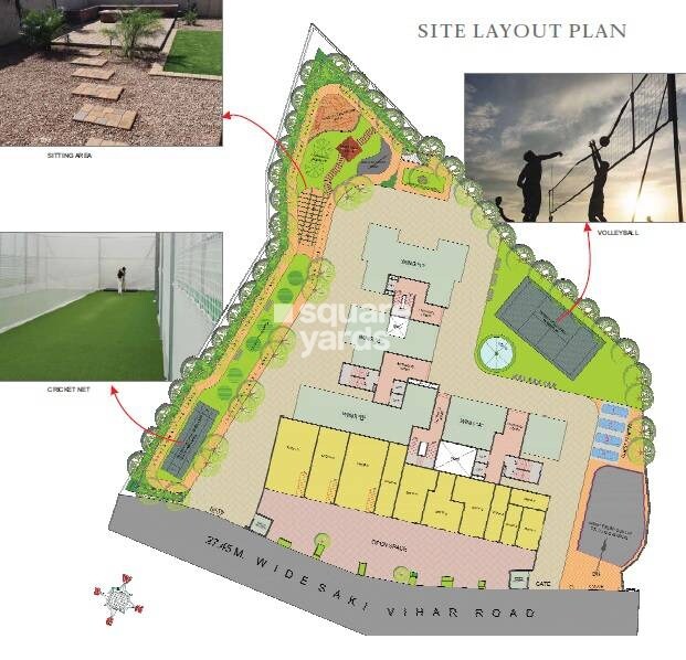 Better-Parijat-Towers_a collage of photos showing different types of objects