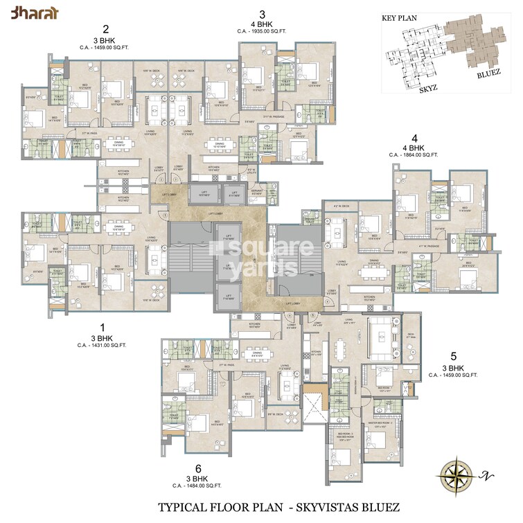 Bharat Skyvistas Floor Plans