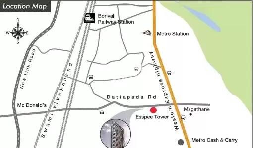 Bhatia Esspee Tower Location Image