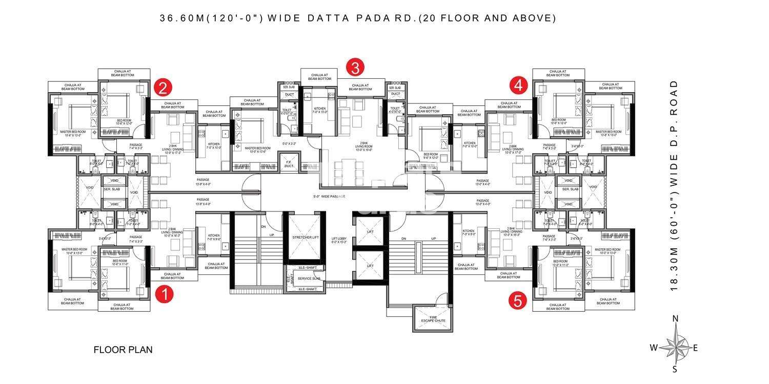 bhatia esspee towers project floor plans1 9592