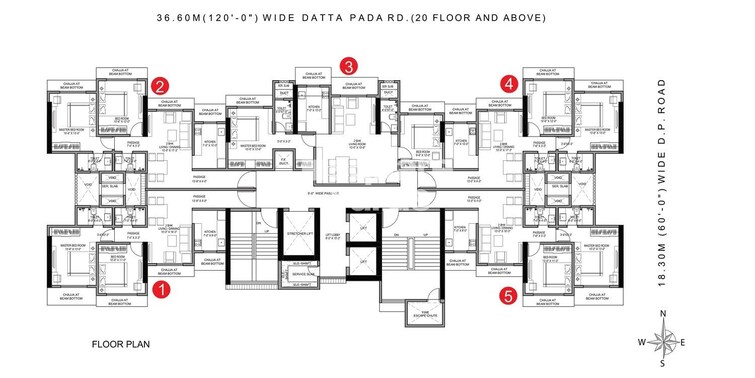 Bhatia Esspee Towers Floor Plans