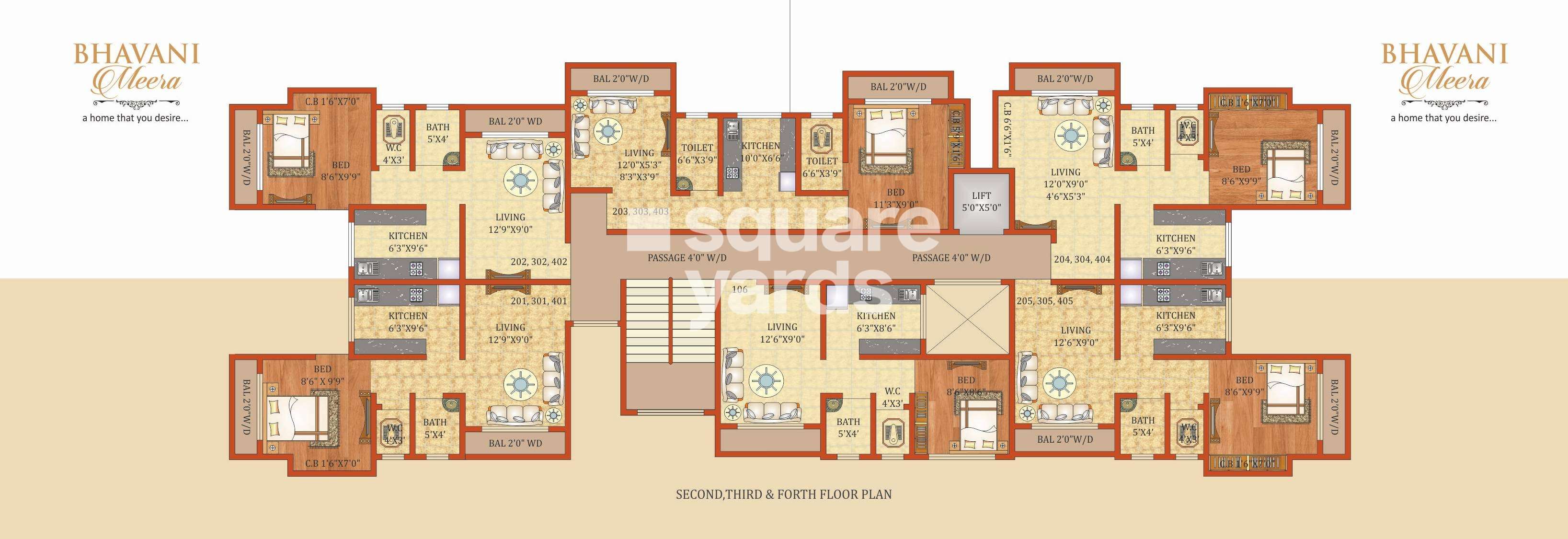 bhavani meera project floor plans1 4989