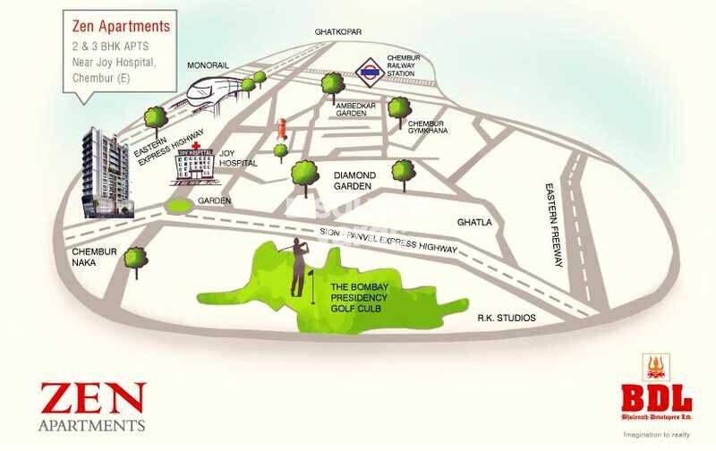 Bholenath Zen Apartments Location Image