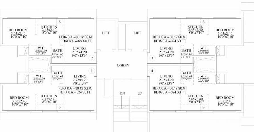 Bhoomi Samarth B Wing Floor Plans