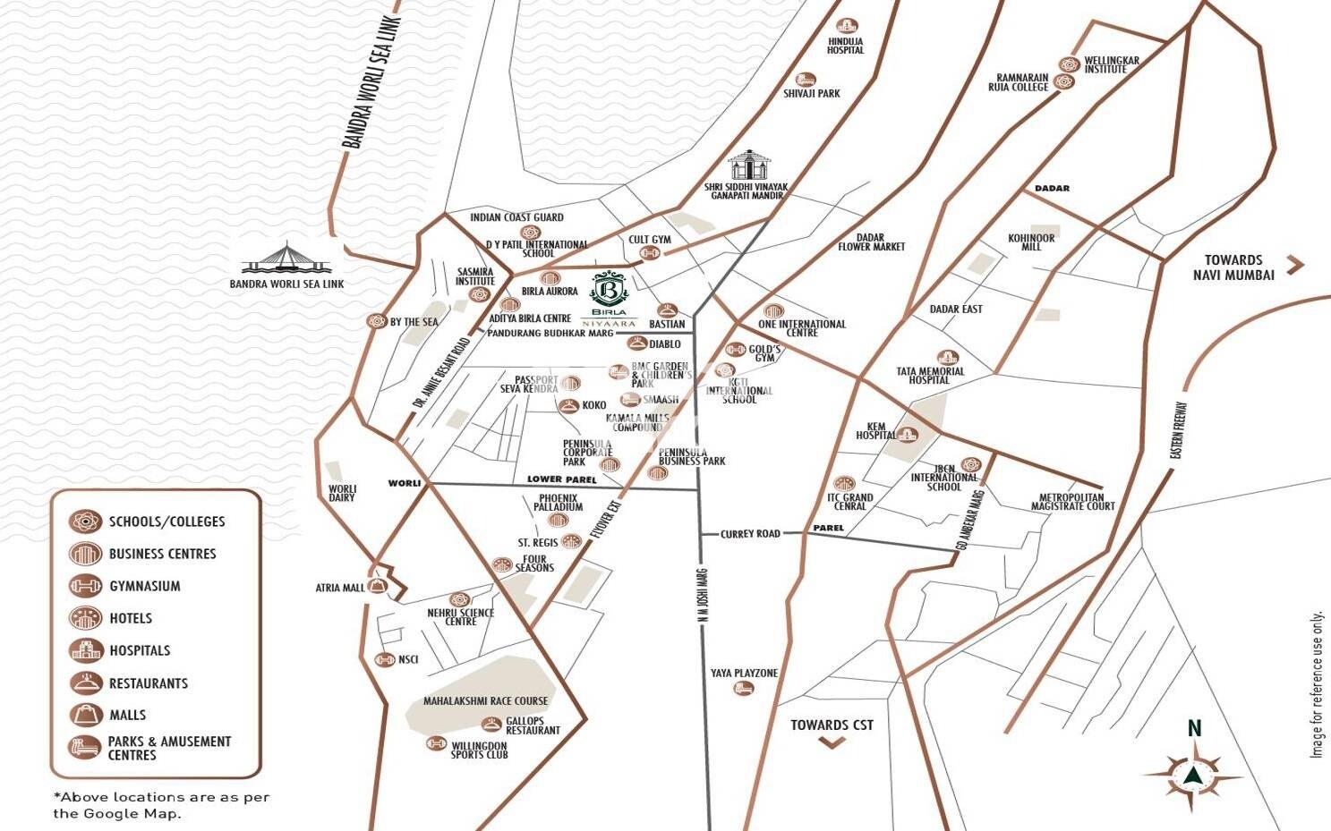 Birla Niyaara Location Image