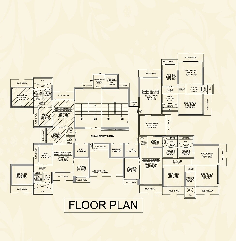 Blackplinth The Shivram CHS Floor Plans