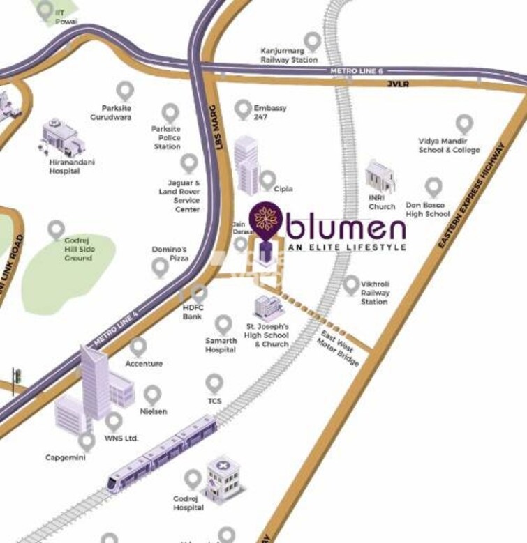 Blumen Apartments Location Image