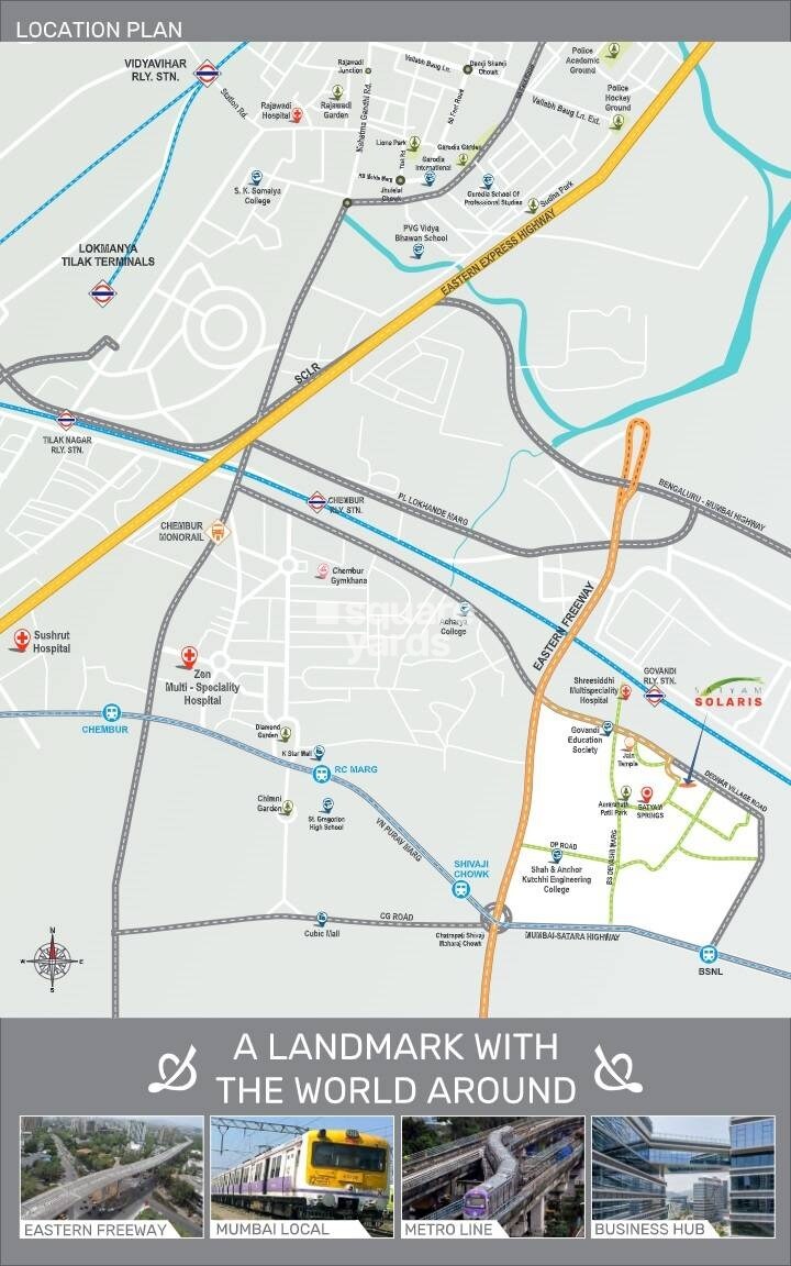 BM Satyam Solaris Location Image