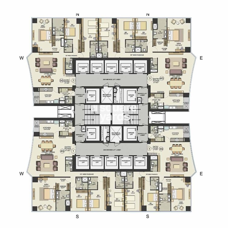 Bombay Realty Island City Center Floor Plans 1